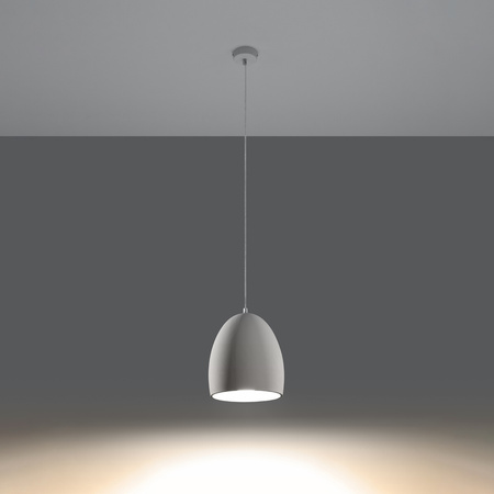 Lampa wisząca FLAWIUSZ ceramiczna biała Sollux Lighting SL.0848