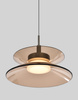Lampa wisząca jedynka Crema brąz / klosz coffee Aviano Lighting 6058-121