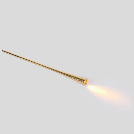 Złota smukła lampa wisząca Elysia LED 3000K PL0121-GD Yaskr