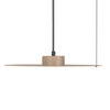 Lampa wisząca geometryczny metalowy dysk w kolorze taupe z regulacją kąta zawieszenia PIATTO 1xGX53 fi 350mm Milagro MLP2910