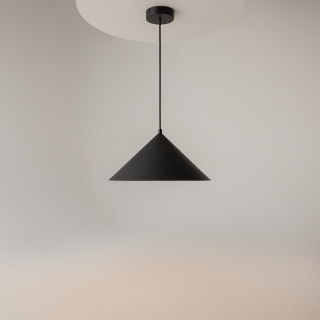 Lampa wisząca czarny stożek o średnicy 35cm 1xE27 Basic colors MOD167PL-01B Maytoni