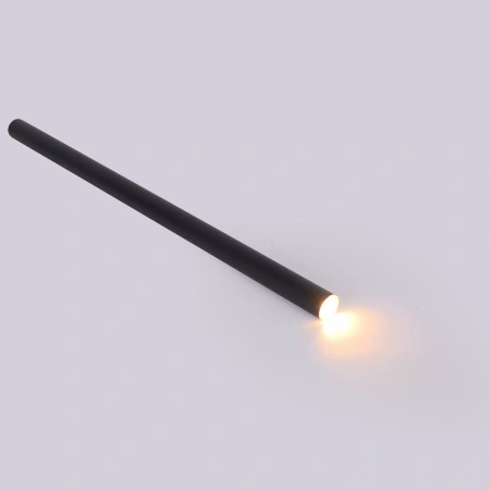 Cienka czarna lampa wisząca rurka do łazienki Elin 1xLED 3000K IP44 PL0123-BK Yaskr
