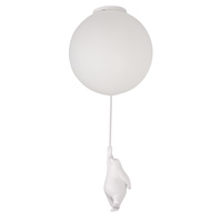 Plafon Balu M Wiszący Miś Biały CL0110-M Yaskr