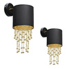 Kinkiet ALMERIA BLACK/GOLD Milagro MLP6438