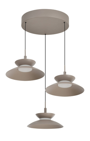 Lampa wisząca trójka okrągła Gubbio kaszmirowa Aviano Lighting 5060-313