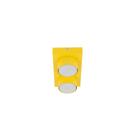 Dwupunktowa żółta lampa sufitowa BRIX YELLOW 2xGX53 Tk Lighting 11289