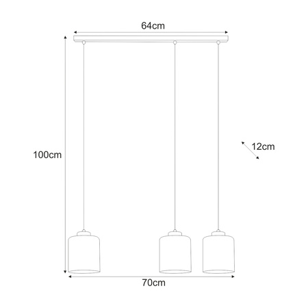Lampa wisząca K-5570 z serii SORO Kaja Lighting