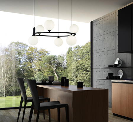 Lampa wisząca RING 6 Maytoni MOD013PL-06B