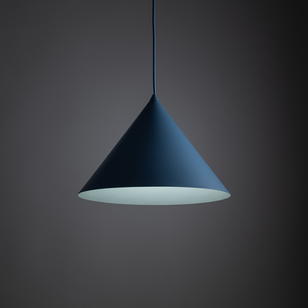 Lampa wisząca w kształcie stożka o średnicy 33,5cm CONO L NAVY 1xE27 Tk Lighting 11415