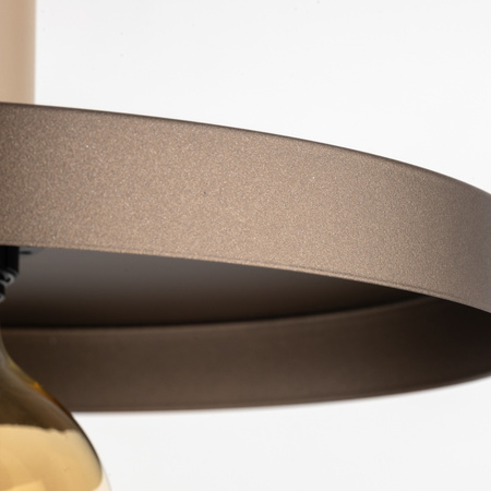 Lampa wisząca nad stół loft SILA SABIA BROWN 1XE27 300 TK Lighting 10757
