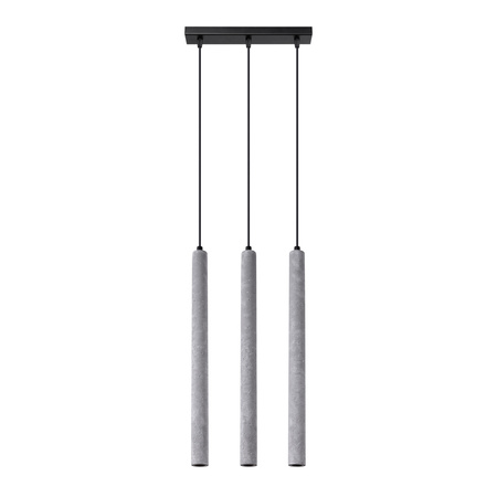Lampa wisząca tuba beton PASTELO 3L Sollux SL.1272