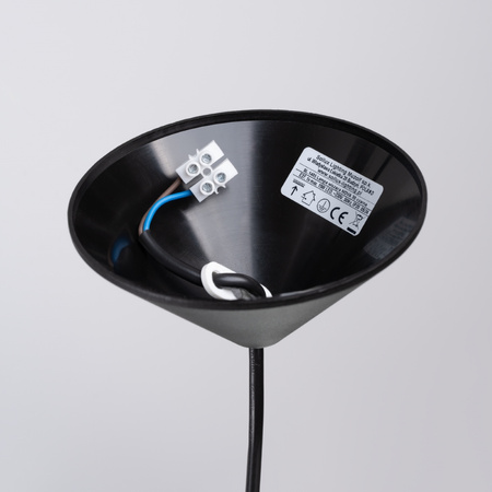 Lampa wisząca NOVA 30 czarna Sollux SL.1405