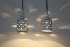 HAMP LAMPA WISZĄCA 2X60W E27 BIAŁY Candellux 32-51929