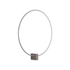 Kinkiet brązowy okrąg obręcz LED o średnicy 60cm VEXA BROWN 18W Tk Lighting 18306