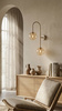 Elegancki kinkiet ścienny w kolorze beżowym SPARK Kaja Lighting K-5998