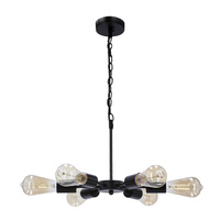 Sparta lampa wisząca czarny 6x60w e27 Candellux 36-09395