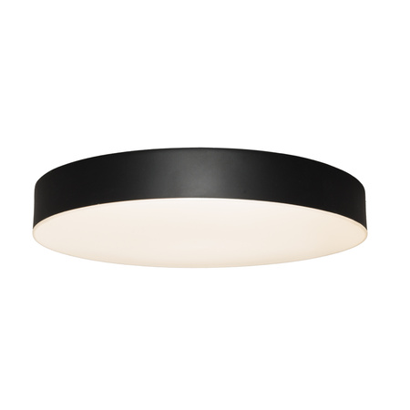 Czarny okrągły plafon 30cm z tworzywa Maxlight C0272 Lumos 24W