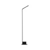 Nowoczesny słupek ogrodowy LED czarny z pochyloną głowicą 80cm 3000K SLIM LED Nowodvorski 11540