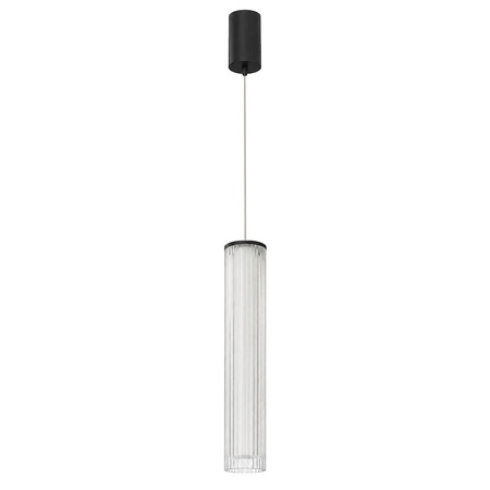Lampa wisząca akylowa tuba Trivia Black 10W LED CCT IP44 Milagro ML2728