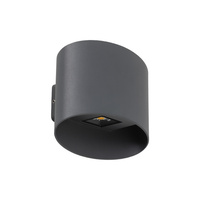 Kinkiet ogrodowy szary światło góra-dół VERTO GRAY IP54 Tk Lighting 18087