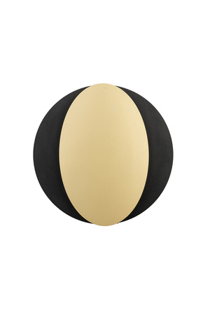 OVO kinkiet czarny/złoty  Sigma 40871