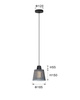 Lampa wisząca jedynka MITICA Aviano Lighting 6219-0110 