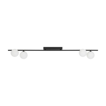 Czarna poczwórna listwa sufitowa z kulami IMELO BLACK LAMPA SUFITOWA 4XG9 Tk Lighting 11477