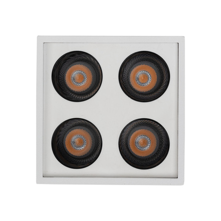 Biała oprawa natynkowa kwadratowa ARCO WHITE CCT 8W Tk Lighting 18165