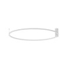 Lampa sufitowa biały okrąg 60cm IP44 Ringa M LED CL0112-M-WH Yaskr