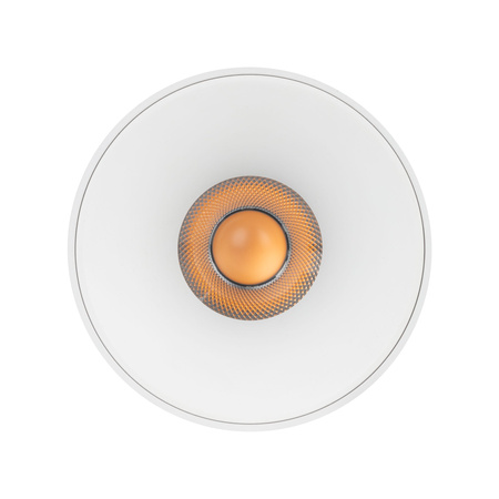 Biała mocna tuba sufitowa natynkowa o średnicy 11,8cm LED 3000K BLAZE WHITE 30W Tk Lighting 18144