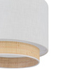 Lampa wisząca abażur rafia BOHO NEW WHITE 1 Tk Lighting 5653