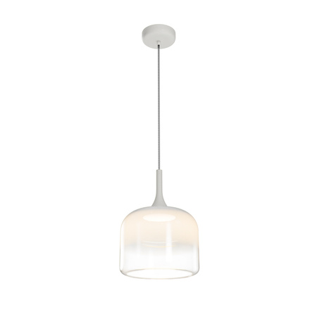 Szklana biała lampa wisząca do salonu LED 3000K Spirito MOD286PL-L18W3K Maytoni
