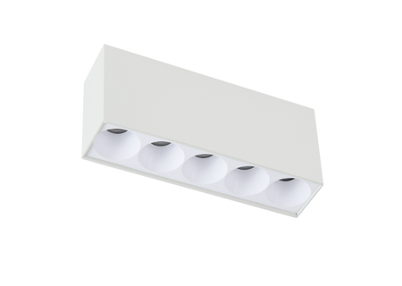 Oprawa sufitowa natynkowa 13,5cm x 3,2cm LED TETRIX 5 8W CCT WH AZZARDO AZ6279