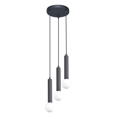 Lampa wisząca Filano 3xG9 Italux PND-33574-3-BK