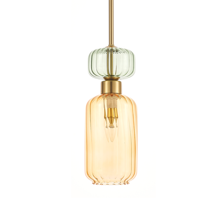 Lampa wisząca MOLLY AMBER 1xE14 Milagro ML1823