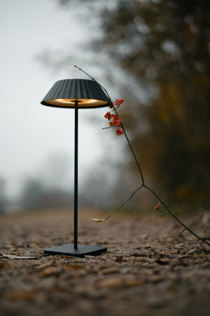 LAMPA STOŁOWA MUFFIN CZARNA IP44 MAXLIGHT T0066