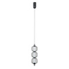 Lampa wisząca Pedro czarna LED 3000K Italux PND-34405-3V-BK