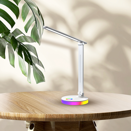Lampka biurkowa Bruno Biały 5W LED RGB Milagro ML1629