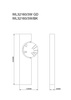 Kinkiet FLUX LED Zuma Line WL32160/3W/GD