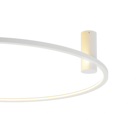 Lampa sufitowa biały okrąg 60cm IP44 Ringa M LED CL0112-M-WH Yaskr