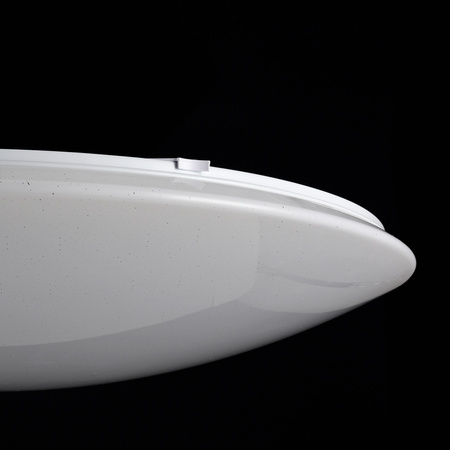 Biały plafon o średnicy 77cm lampa sufitowa z akrylu LED  GLORIA Maytoni C6999-CL-75-W