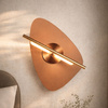 Kinkiet ścienny szklana tafla bursztynowa podświetlana RELAX 5W LED 3000K Candellux Studio 21-50809