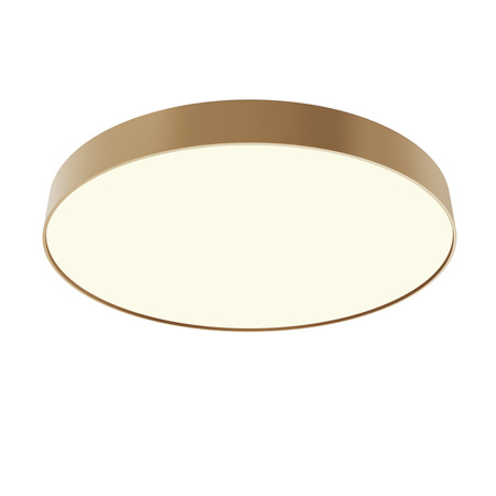 Złota matowa okrągła lampa sufitowa o średnicy 60cm LED 3000K Zon C032CL-90W3K-RD-MG Maytoni