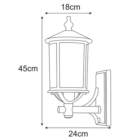 Kinkiet K-8210 z serii DETROIT Kaja Lighting
