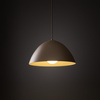 Metalowa lampa wisząca w kolorze beżowym o średnicy 34cm FARO SABIA 1xE27 Tk Lighting 10657