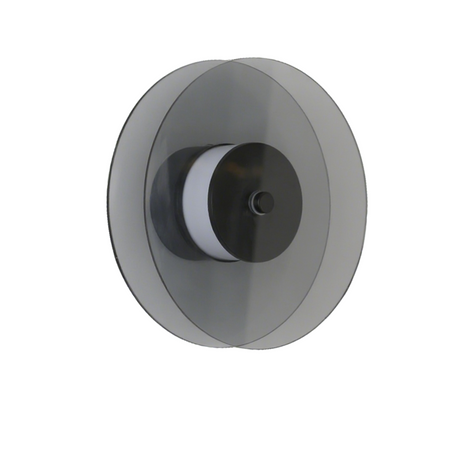 Kinkiety okrągły Casy dymny LED CCT Light Prestige LP-3176/1W SM