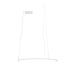 Lampa wisząca biały pierścień o średnicy 80cm IP44 Maxlight P0657 Visual Hor 30W