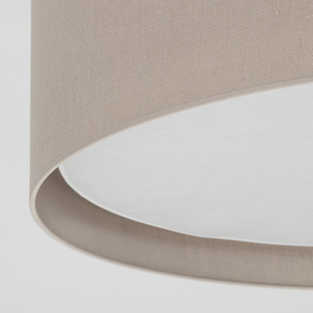Duży plafon sufitowy z lnu 77cm LARGO LINEN 6XE27 Tk Lighting 11699