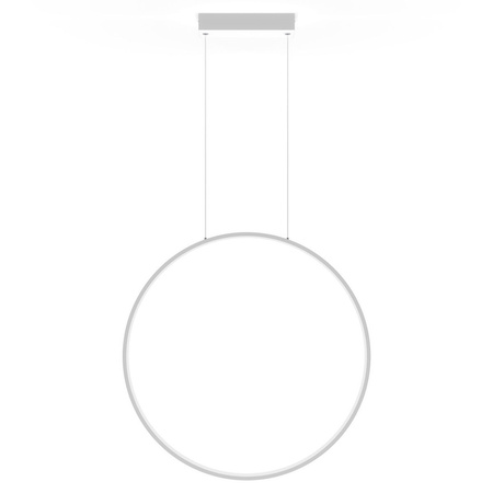 Lampa wisząca pionowy ring 90cm Mirror L biała IP44 LED CCT Light Prestige LP-999/1P L WH CCT