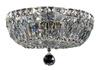 Lampa sufitowa, plafon kryształowy BASFOR 30cm Maytoni srebrna DIA100-CL-03-N